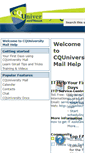 Mobile Screenshot of help.cqumail.com